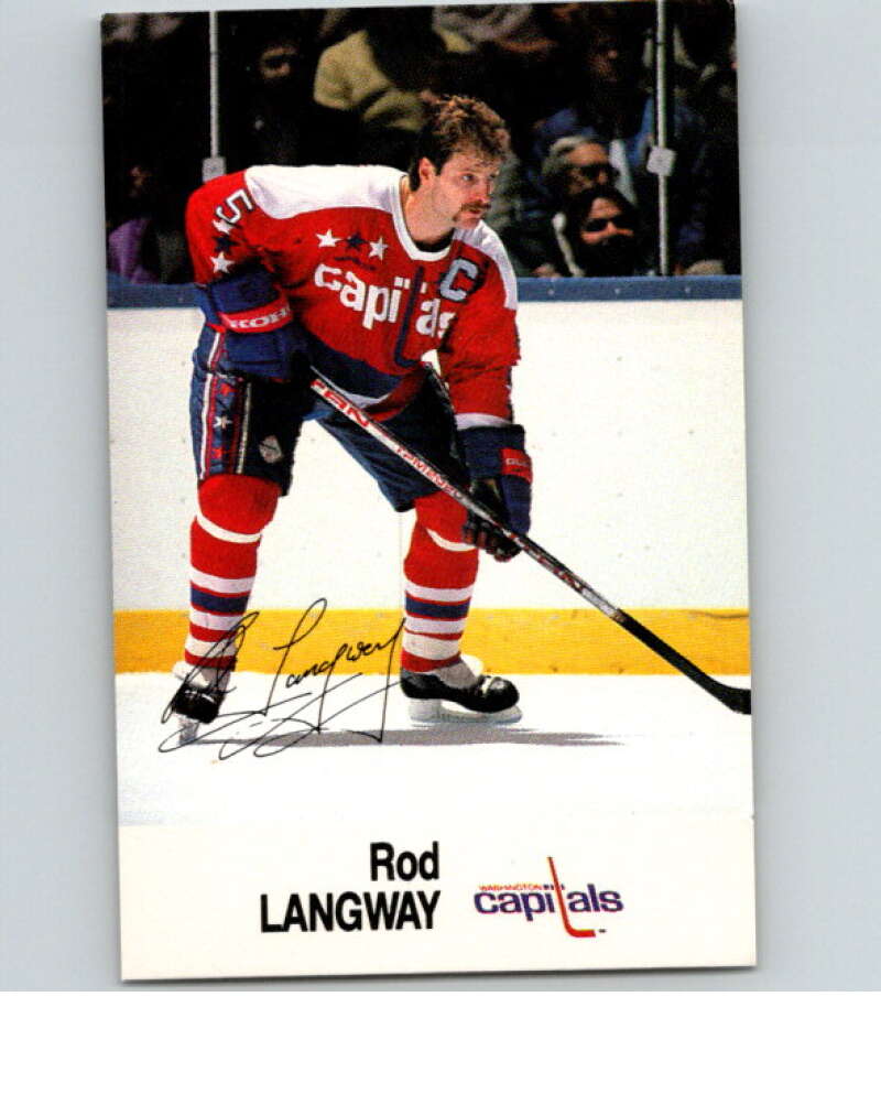 1988-89 Esso All-Stars Hockey Card Rod Langway V75247 Image 1