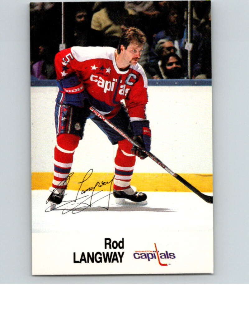 1988-89 Esso All-Stars Hockey Card Rod Langway V75249 Image 1
