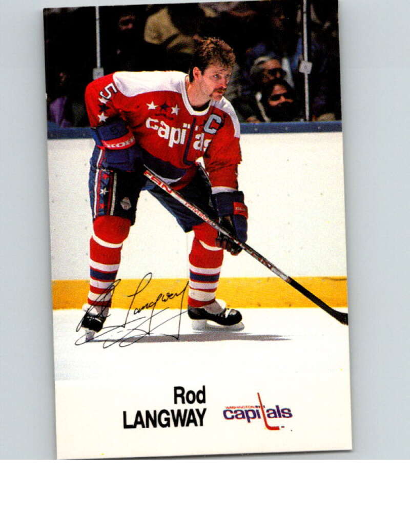 1988-89 Esso All-Stars Hockey Card Rod Langway V75251 Image 1