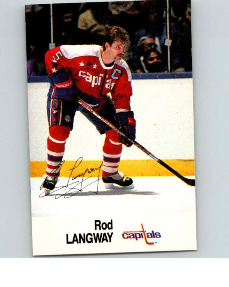 1988-89 Esso All-Stars Hockey Card Rod Langway V75252 Image 1