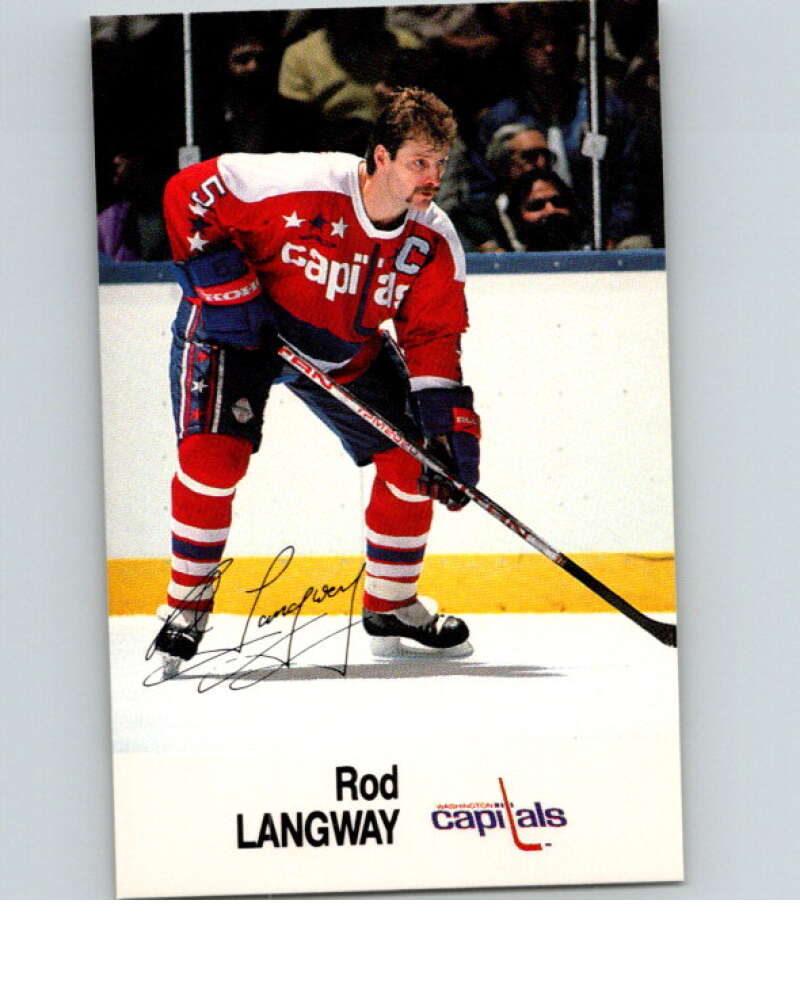 1988-89 Esso All-Stars Hockey Card Rod Langway V75256 Image 1