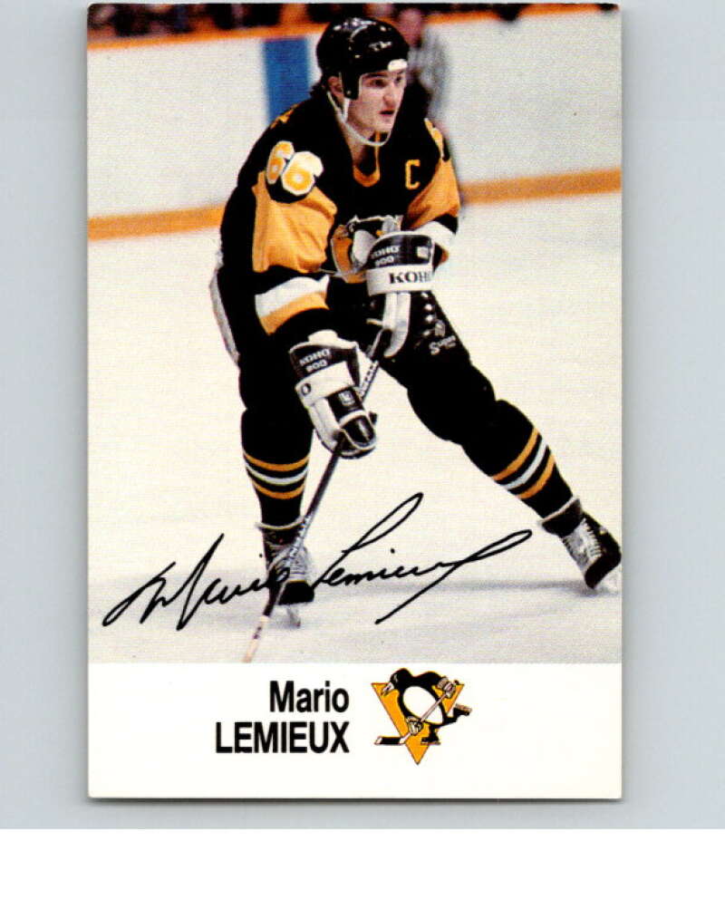 1988-89 Esso All-Stars Hockey Card Mario Lemieux V75258 Image 1