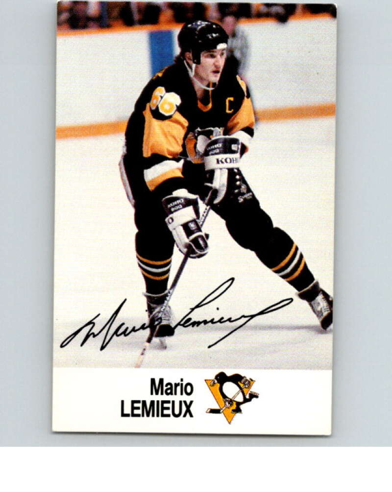 1988-89 Esso All-Stars Hockey Card Mario Lemieux V75259 Image 1