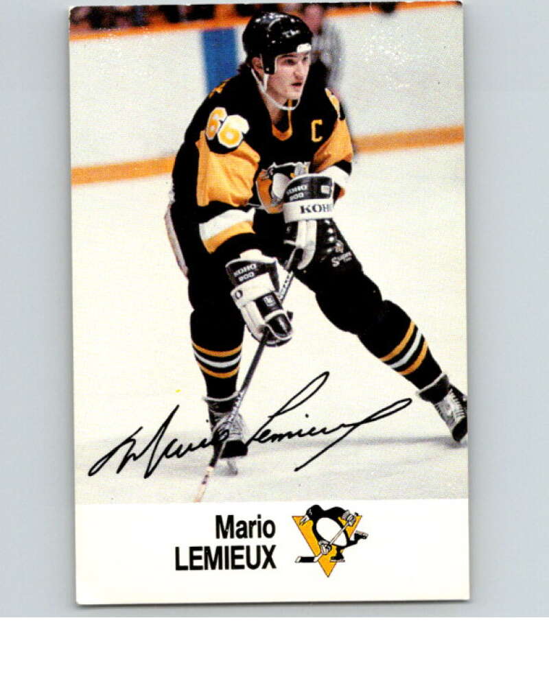 1988-89 Esso All-Stars Hockey Card Mario Lemieux V75260 Image 1