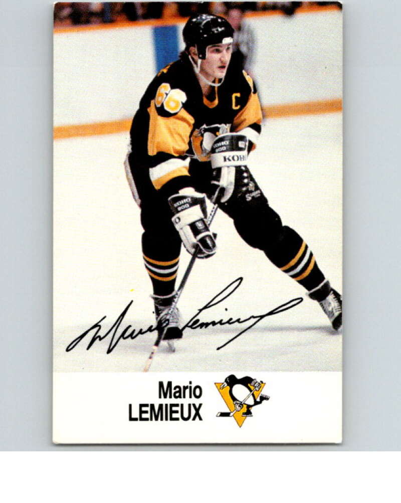 1988-89 Esso All-Stars Hockey Card Mario Lemieux V75262 Image 1