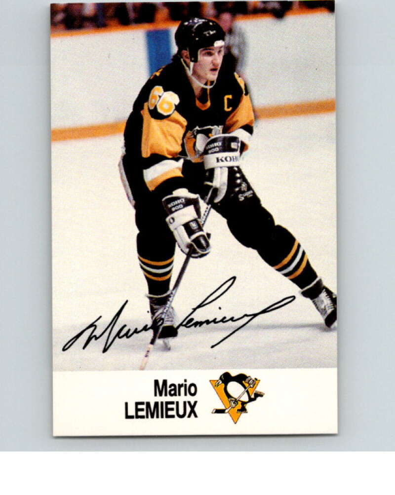 1988-89 Esso All-Stars Hockey Card Mario Lemieux V75263 Image 1