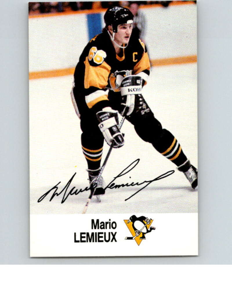 1988-89 Esso All-Stars Hockey Card Mario Lemieux V75267 Image 1
