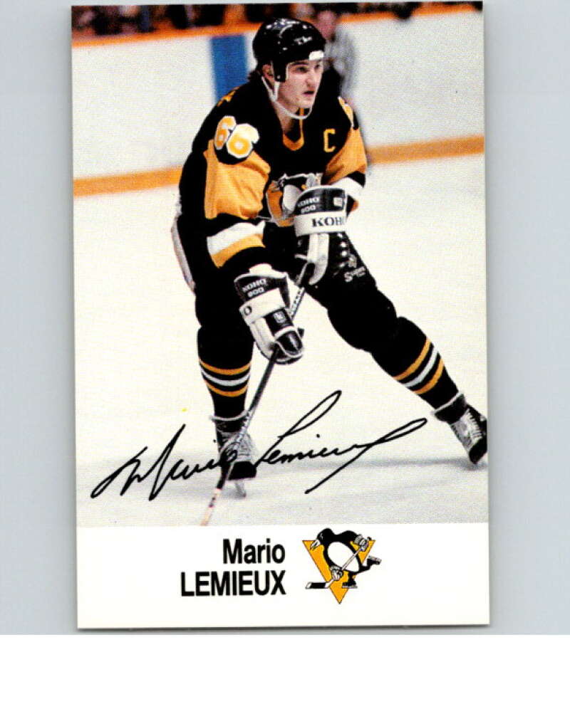 1988-89 Esso All-Stars Hockey Card Mario Lemieux V75269 Image 1
