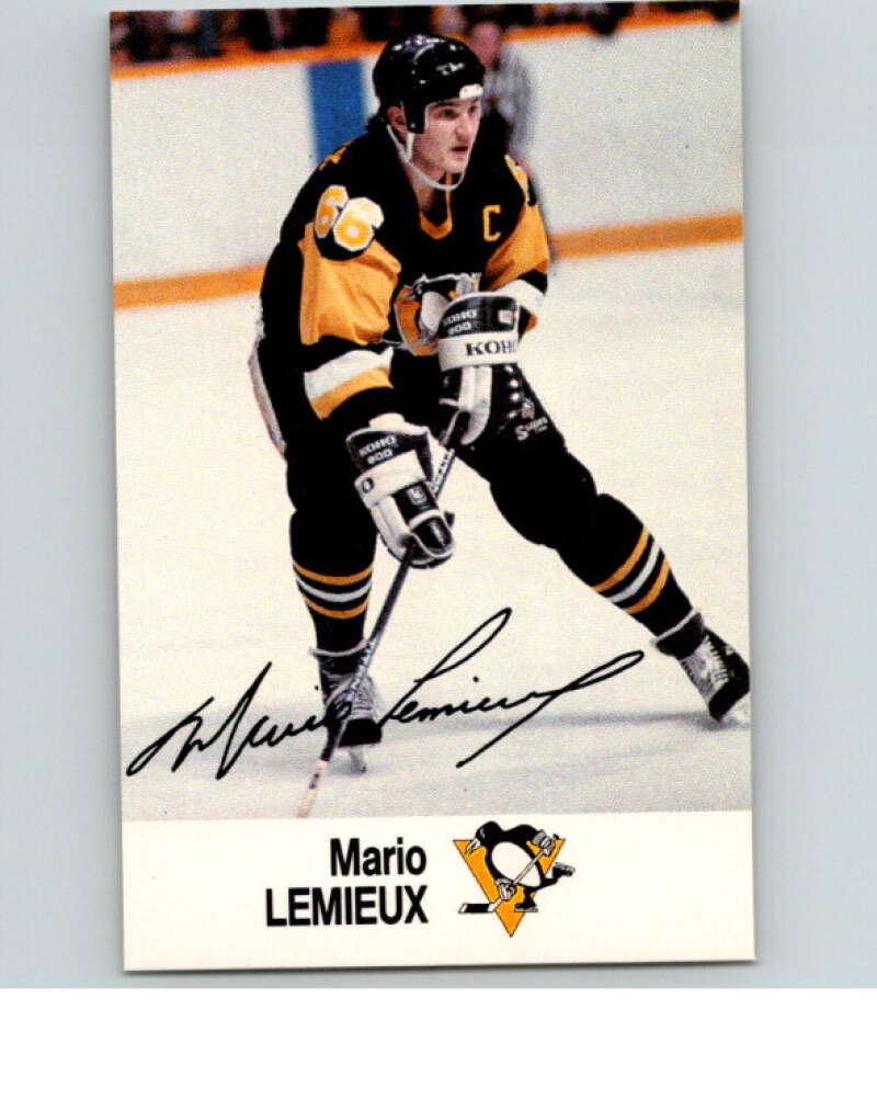 1988-89 Esso All-Stars Hockey Card Mario Lemieux V75270 Image 1