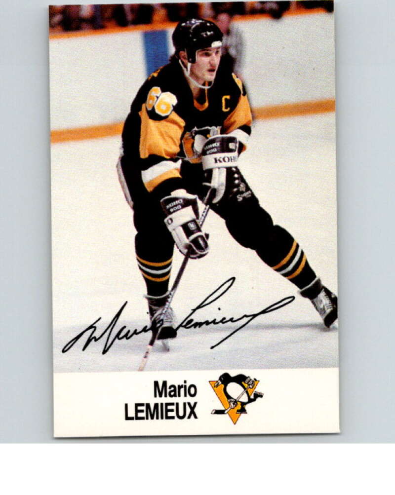 1988-89 Esso All-Stars Hockey Card Mario Lemieux V75271 Image 1