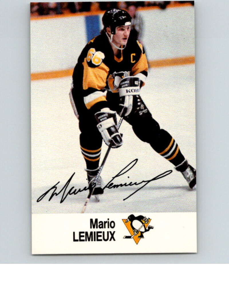 1988-89 Esso All-Stars Hockey Card Mario Lemieux V75272 Image 1