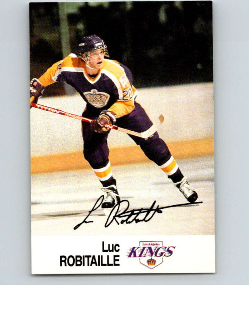 1988-89 Esso All-Stars Hockey Card Luc Robitaille V75296 Image 1