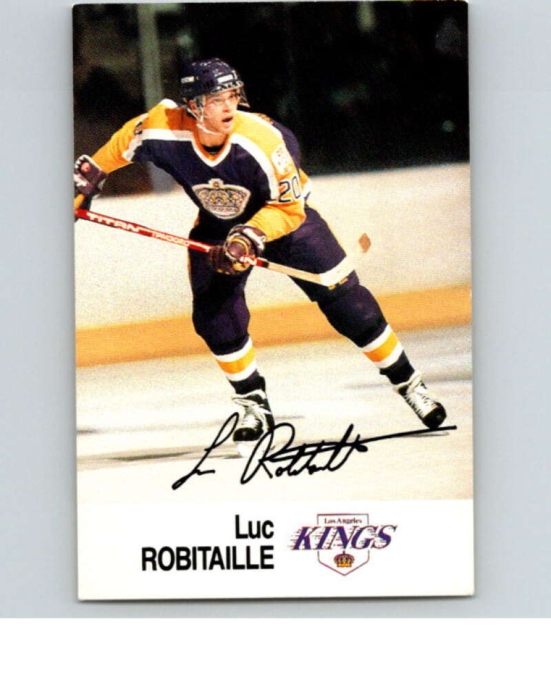 1988-89 Esso All-Stars Hockey Card Luc Robitaille V75297 Image 1