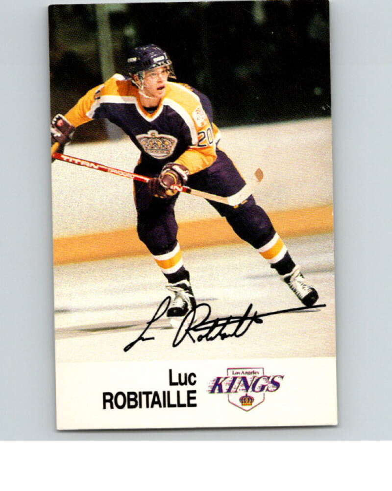 1988-89 Esso All-Stars Hockey Card Luc Robitaille V75298 Image 1