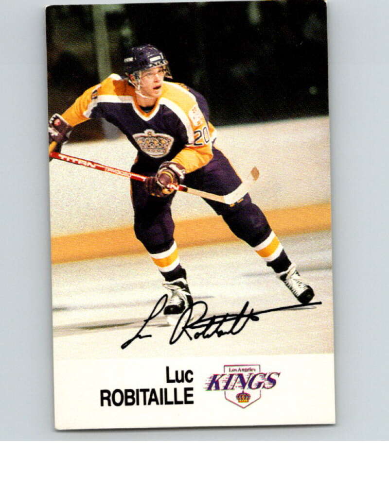 1988-89 Esso All-Stars Hockey Card Luc Robitaille V75299 Image 1