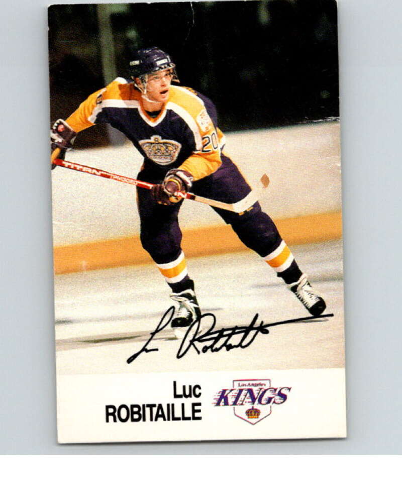 1988-89 Esso All-Stars Hockey Card Luc Robitaille V75300 Image 1