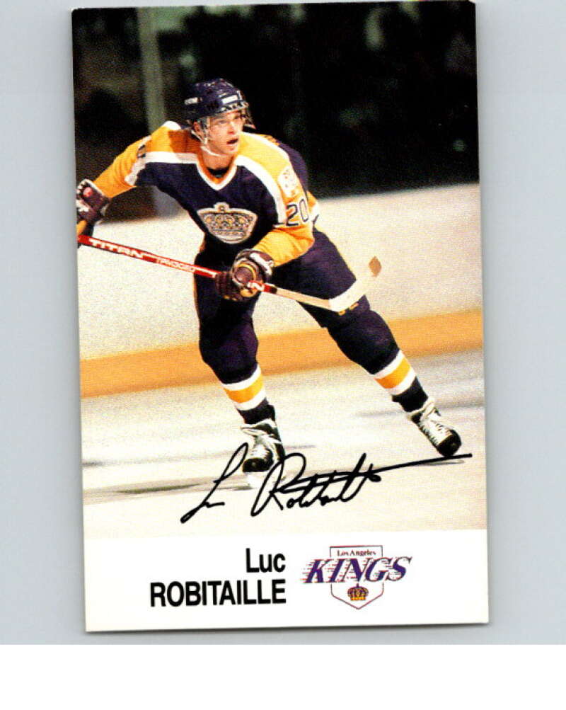 1988-89 Esso All-Stars Hockey Card Luc Robitaille V75302 Image 1