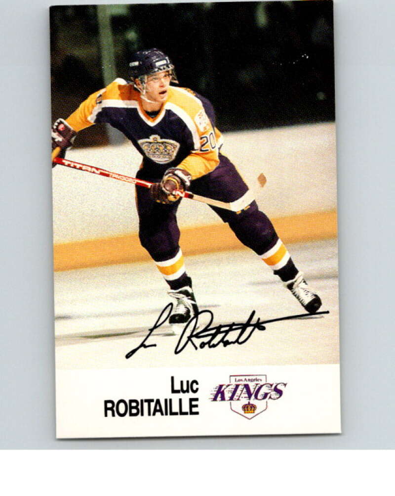 1988-89 Esso All-Stars Hockey Card Luc Robitaille V75303 Image 1
