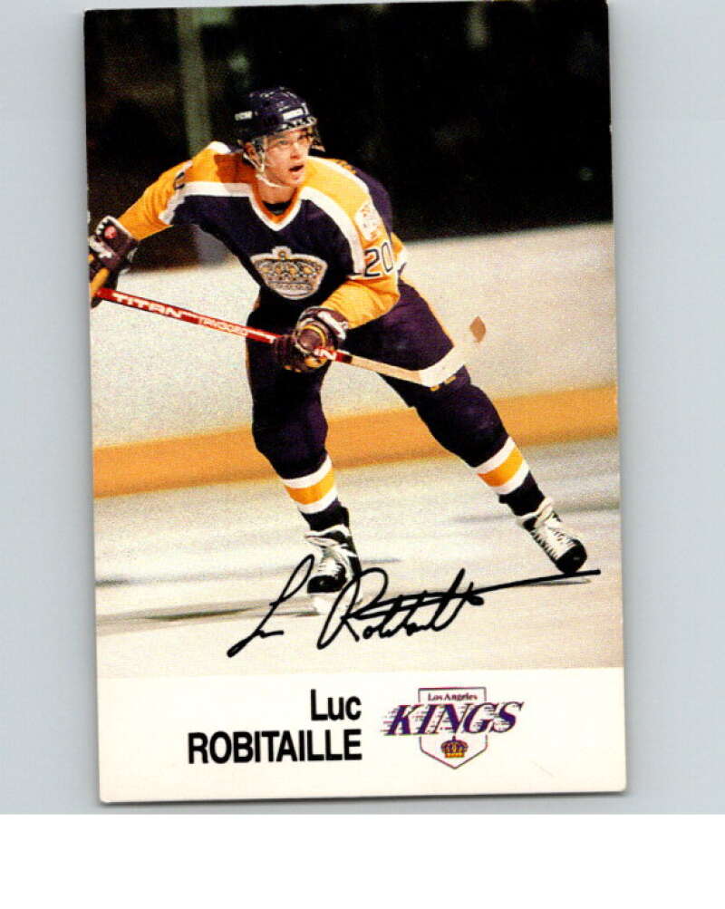 1988-89 Esso All-Stars Hockey Card Luc Robitaille V75304 Image 1