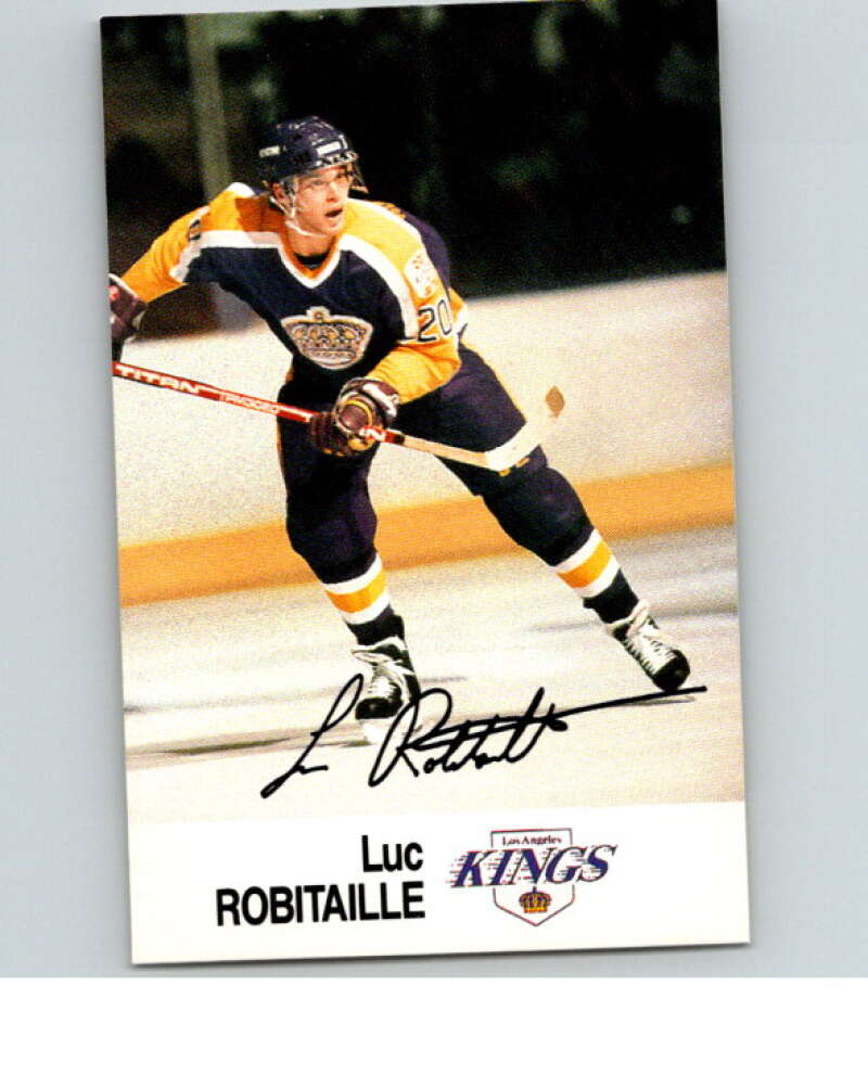1988-89 Esso All-Stars Hockey Card Luc Robitaille V75305 Image 1