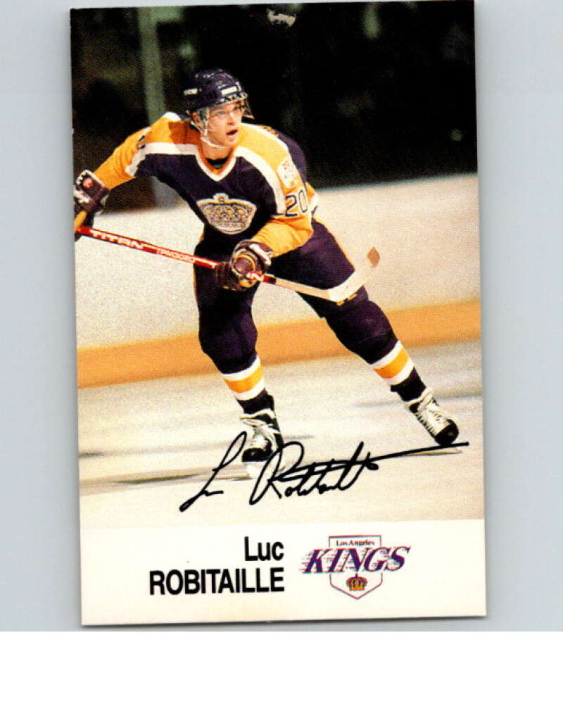 1988-89 Esso All-Stars Hockey Card Luc Robitaille V75306 Image 1