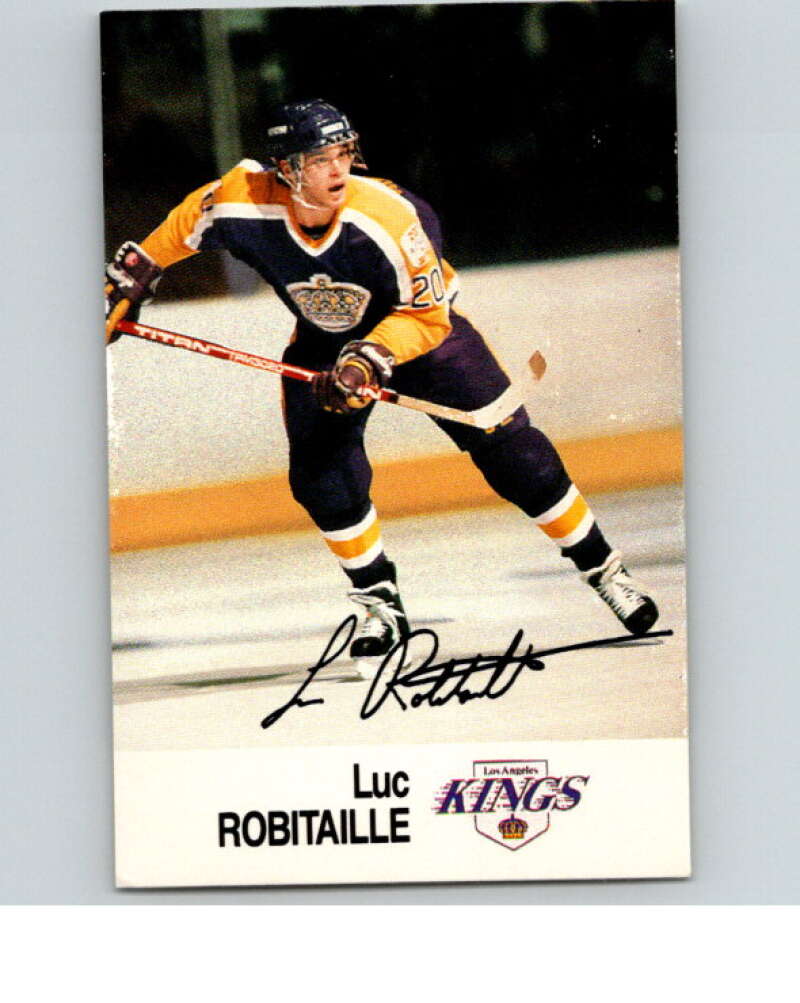 1988-89 Esso All-Stars Hockey Card Luc Robitaille V75307 Image 1