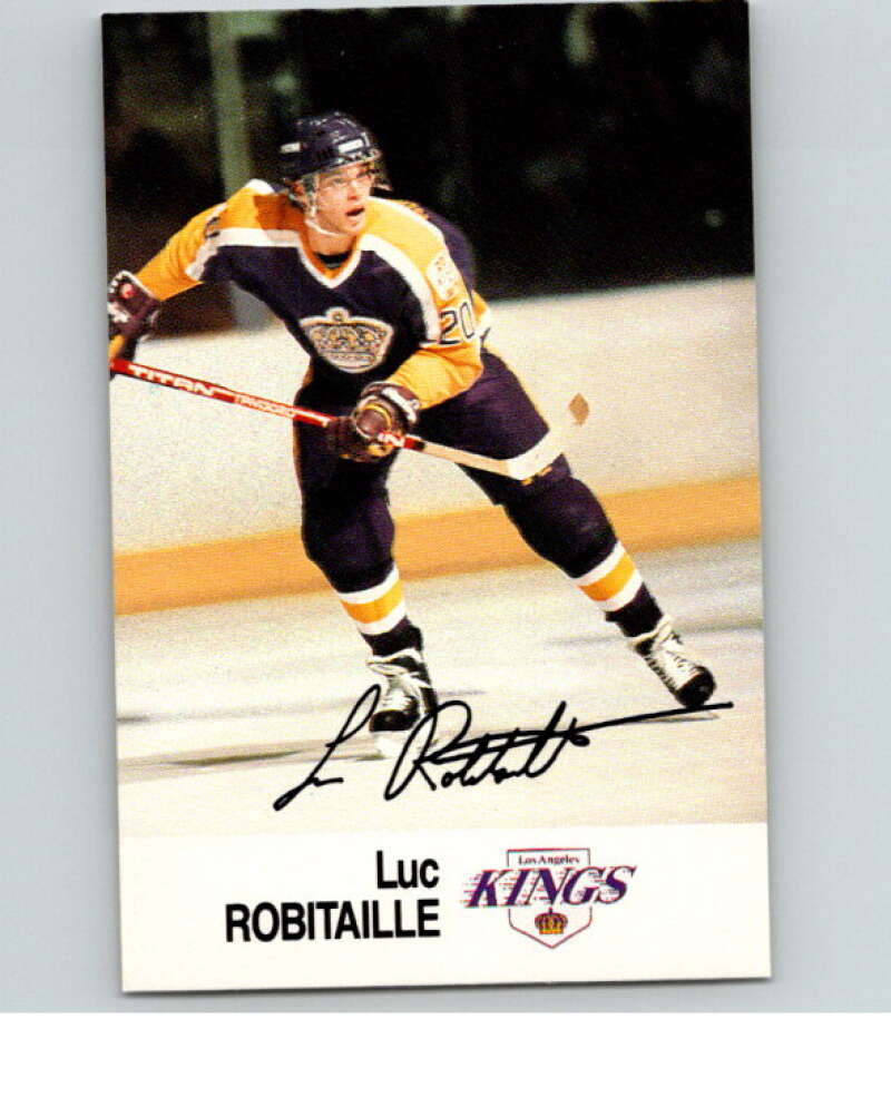 1988-89 Esso All-Stars Hockey Card Luc Robitaille V75310 Image 1