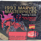 1993 Skybox Marvel Masterpieces Hobby Sealed Box - 36 Sealed Packs Per Box Image 1