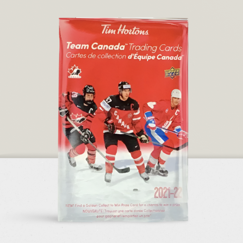 2021-22 Upper Deck Tim Hortons "Team Canada" Hobby Pack - Canadian Exclusive Image 1