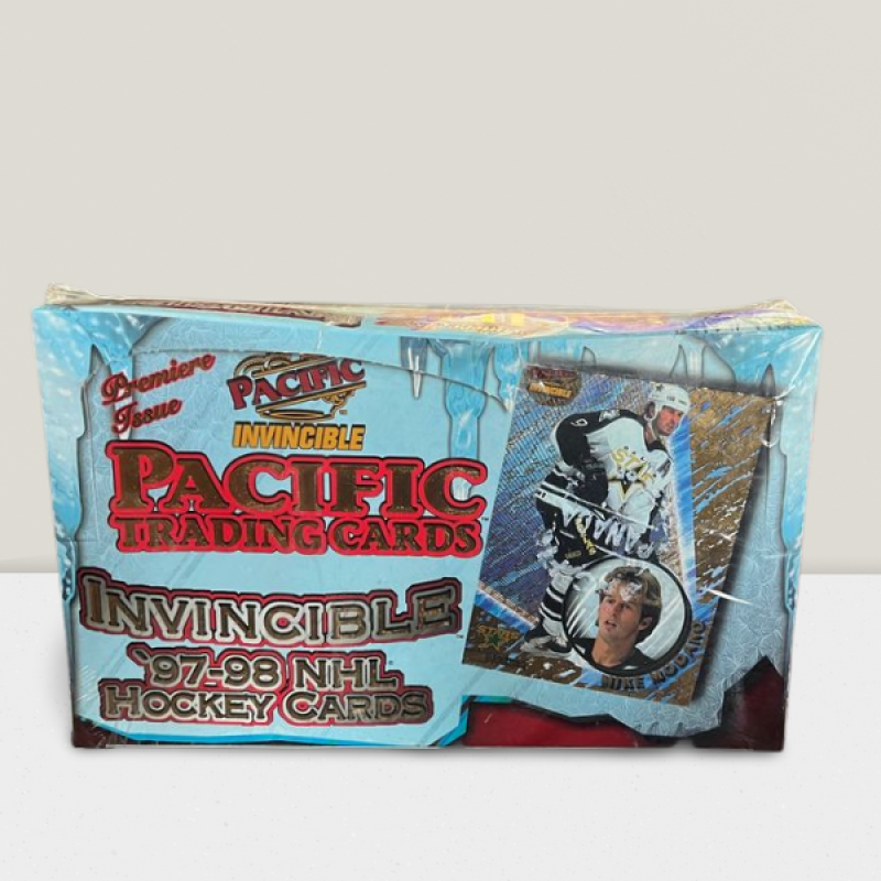 1997-98 Pacific Invincible Premier Edition Hockey Hobby Box - 36 Packs Per Box Image 1