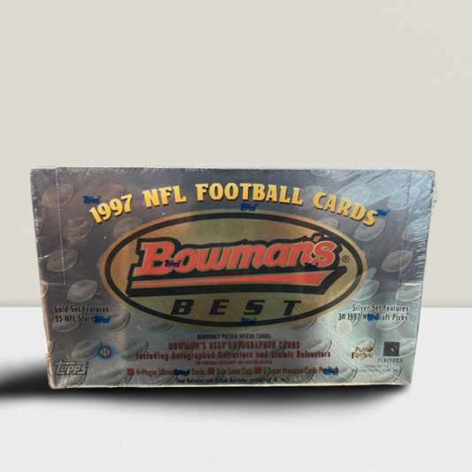 1997 Bowman's Best Football Sealed Hobby Box - 24 Packs Per Box Image 1