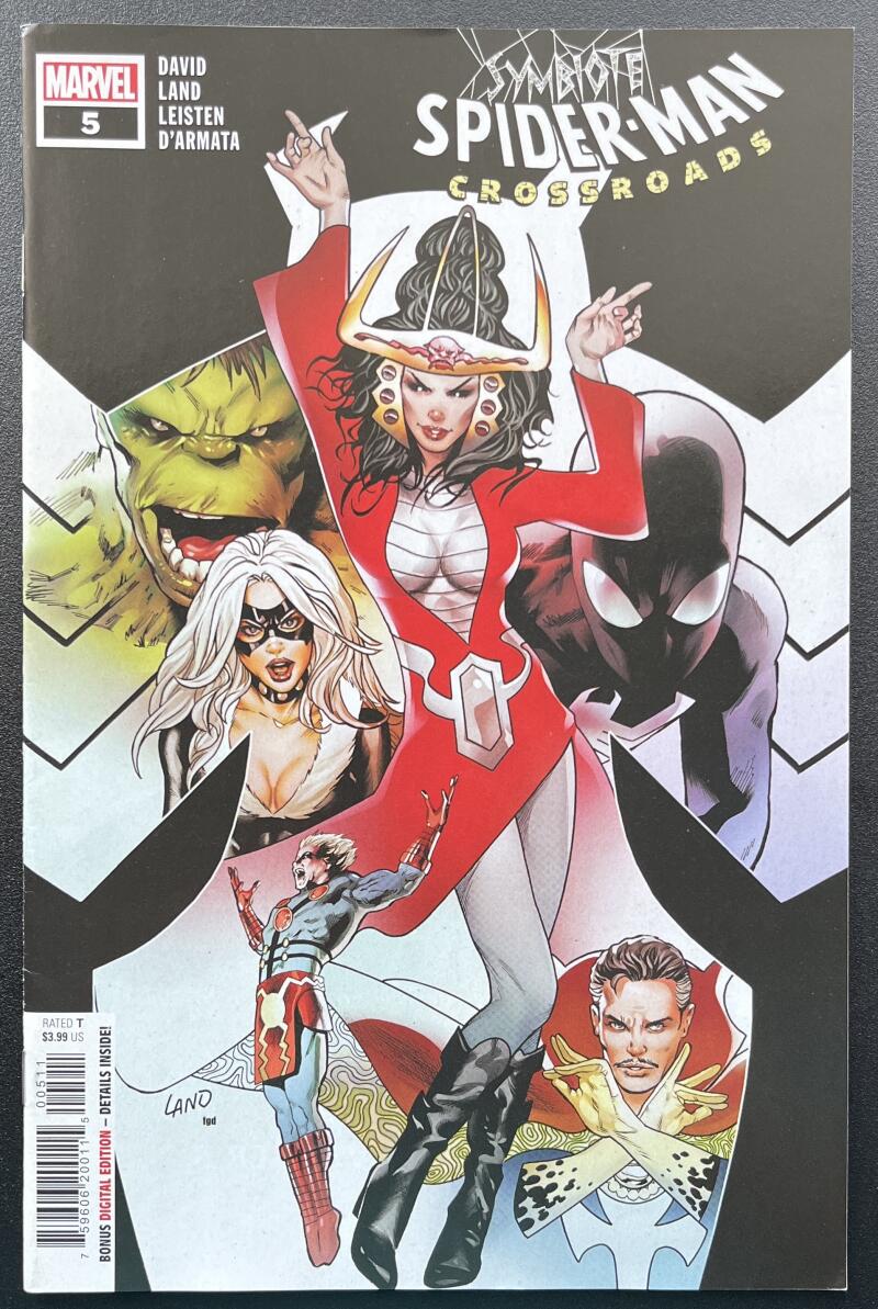 Symbiotie Spider-Man Crossroads #5 Marvel Comic Book Jan. 2022 Modern Age - CB216 Image 1