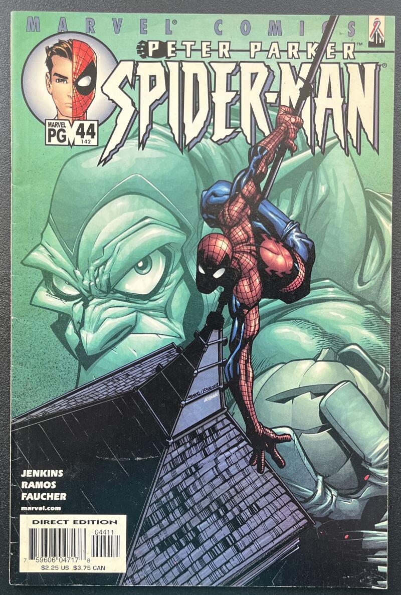 Peter Parker Spider-Man #44 Marvel Comic Book Jul. 2002 Direct Edition - CB224 Image 1