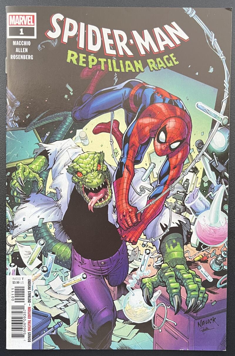 Spider-Man Reptilian Rage #1 Marvel Comic Book Aug. 2019 - CB229 Image 1