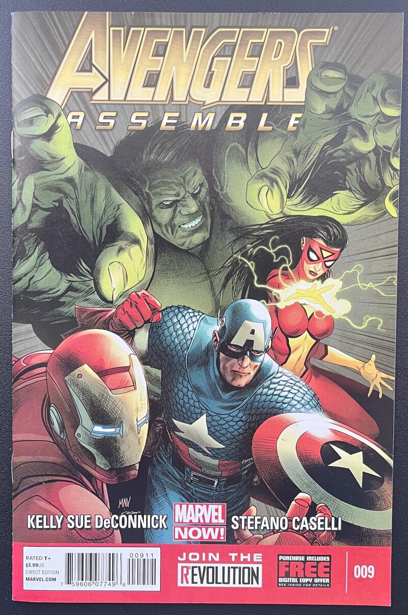Avengers Assemble #9 Marvel Comic Book 2012-2014 Direct Edition - CB236 Image 1