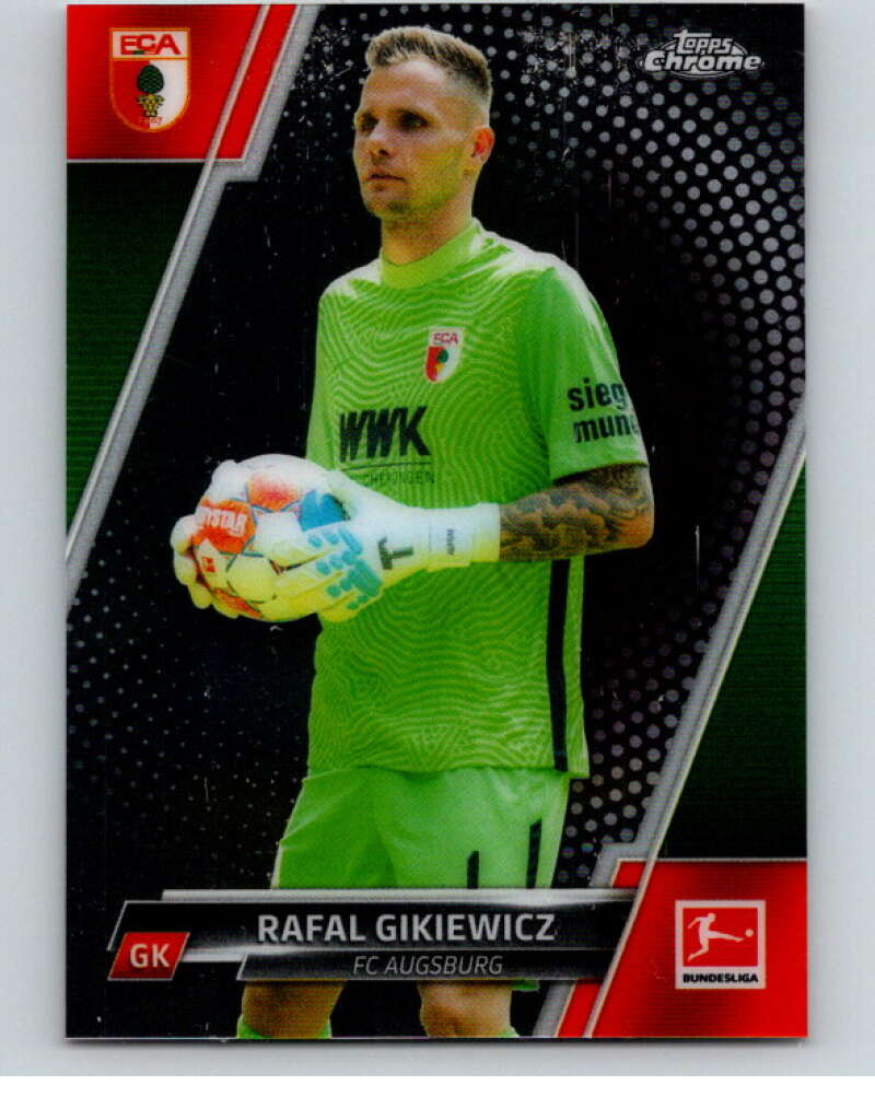2021-22 Topps Chrome Bundesliga #4 Rafal Gikiewicz Augsburg V75486 Image 1