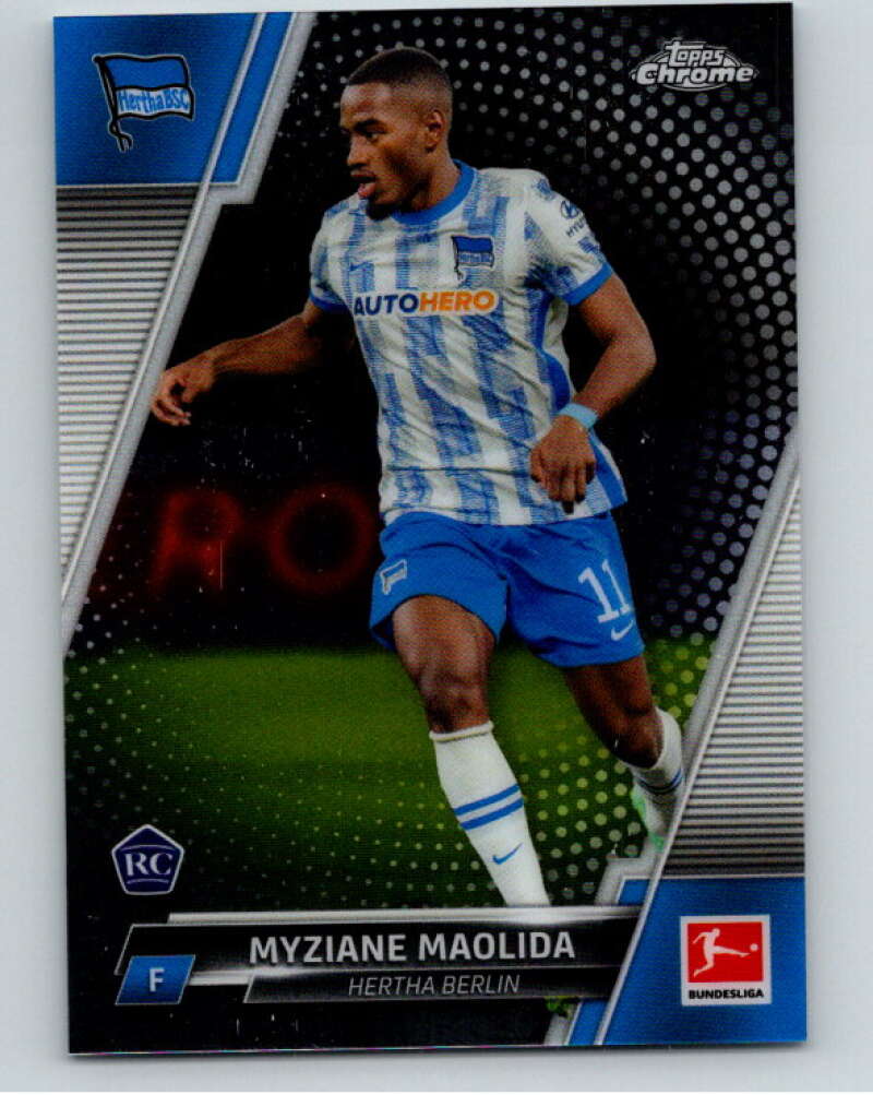 2021-22 Topps Chrome Bundesliga #10 Myziane Maolida Berlin V75489 Image 1