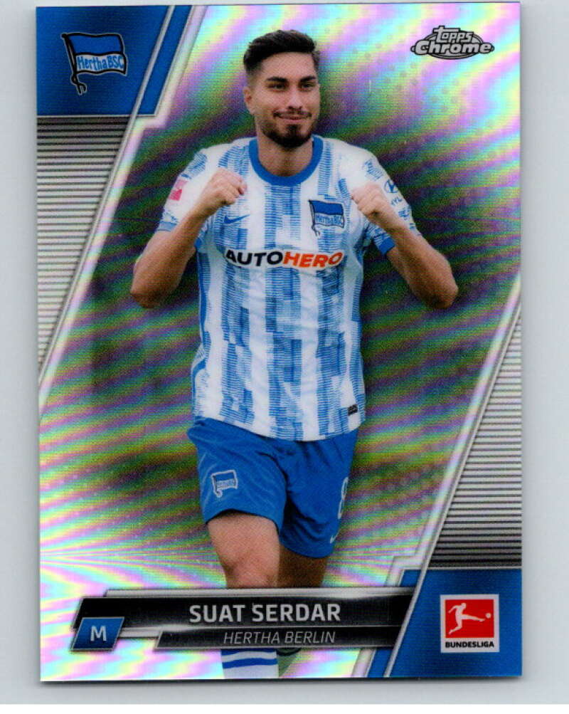 2021-22 Topps Chrome Bundesliga #12 Suat Serdar Hertha Berlin V75490 Image 1