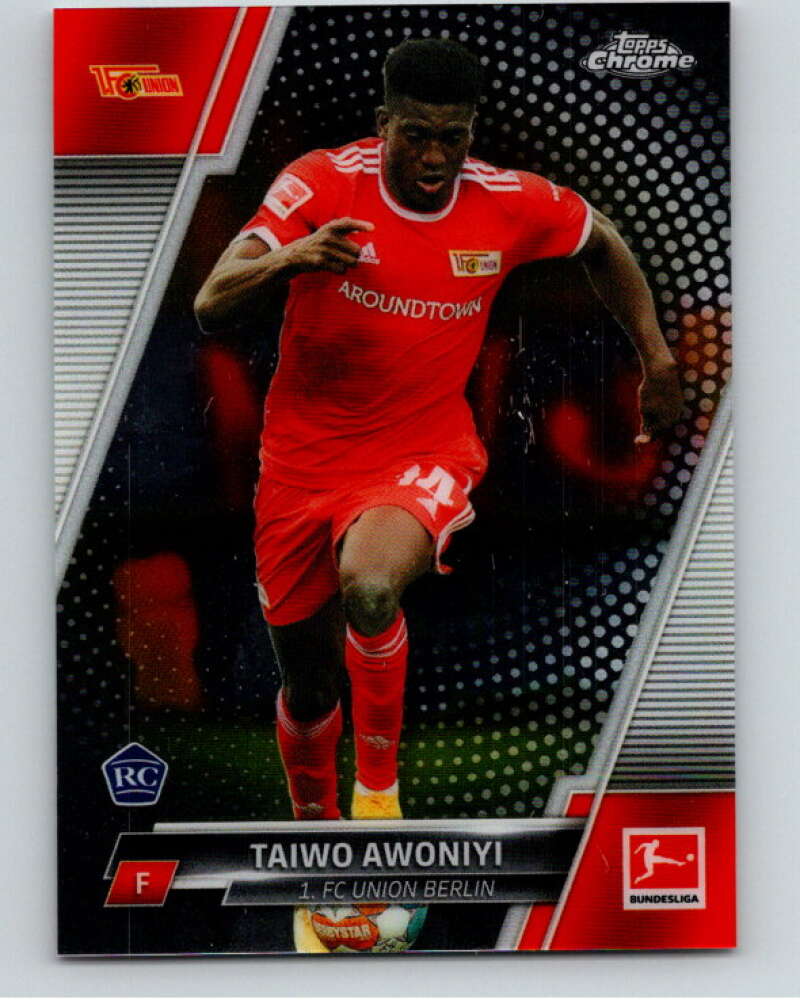 2021-22 Topps Chrome Bundesliga #16 Taiwo Awoniyi Berlin V75495 Image 1
