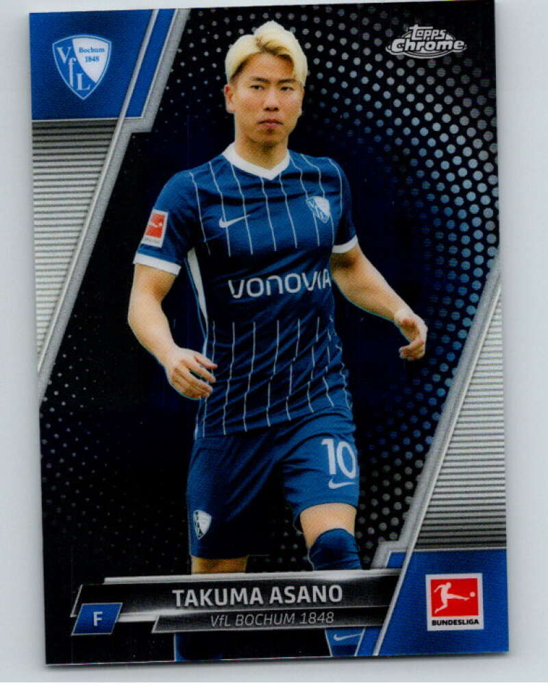 2021-22 Topps Chrome Bundesliga #25 Takuma Asano Bochum V75500 Image 1