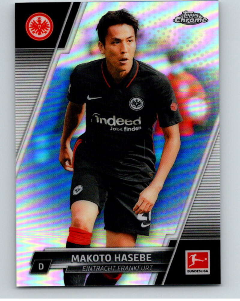 2021-22 Topps Chrome Bundesliga #34 Makoto Hasebe Frankfurt V75504 Image 1