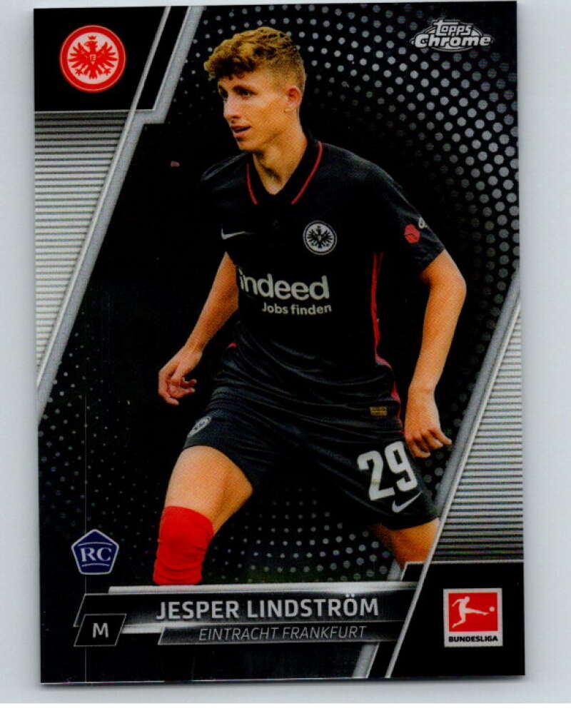 2021-22 Topps Chrome Bundesliga #37 Jesper Lindstrom Frankfurt V75506 Image 1
