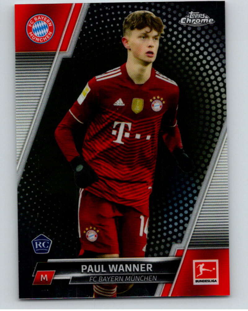 2021-22 Topps Chrome Bundesliga #46 Paul Wanner Munchen V75511 Image 1