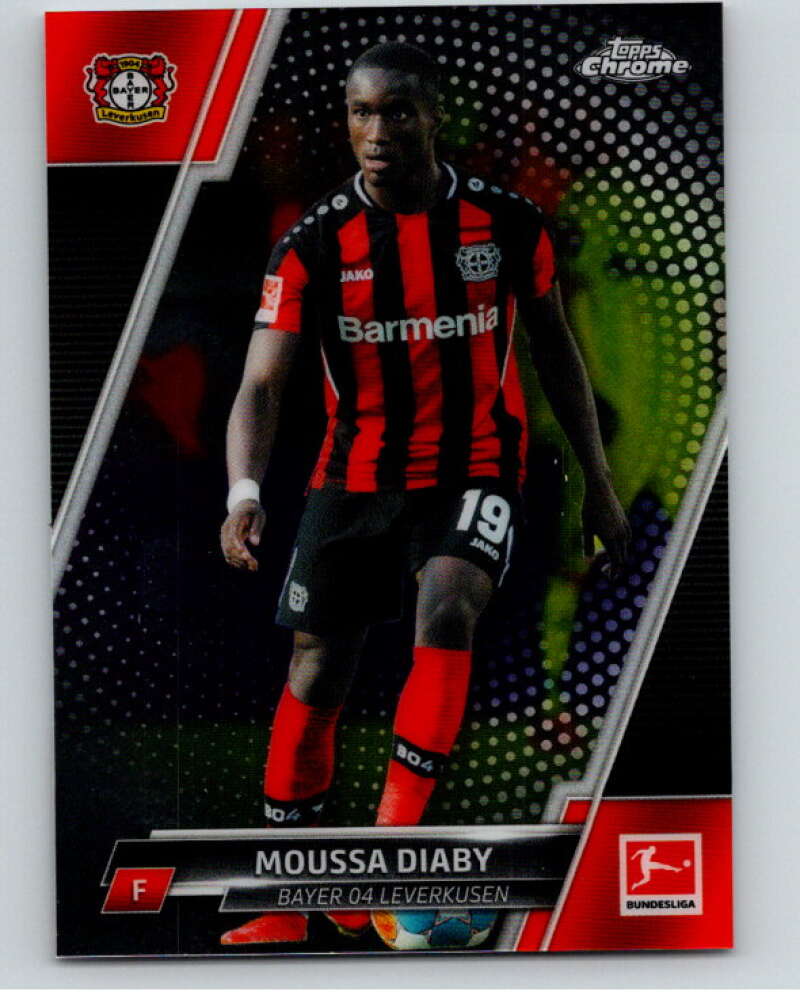 2021-22 Topps Chrome Bundesliga #67 Moussa Diaby Leverkusen V75522 Image 1