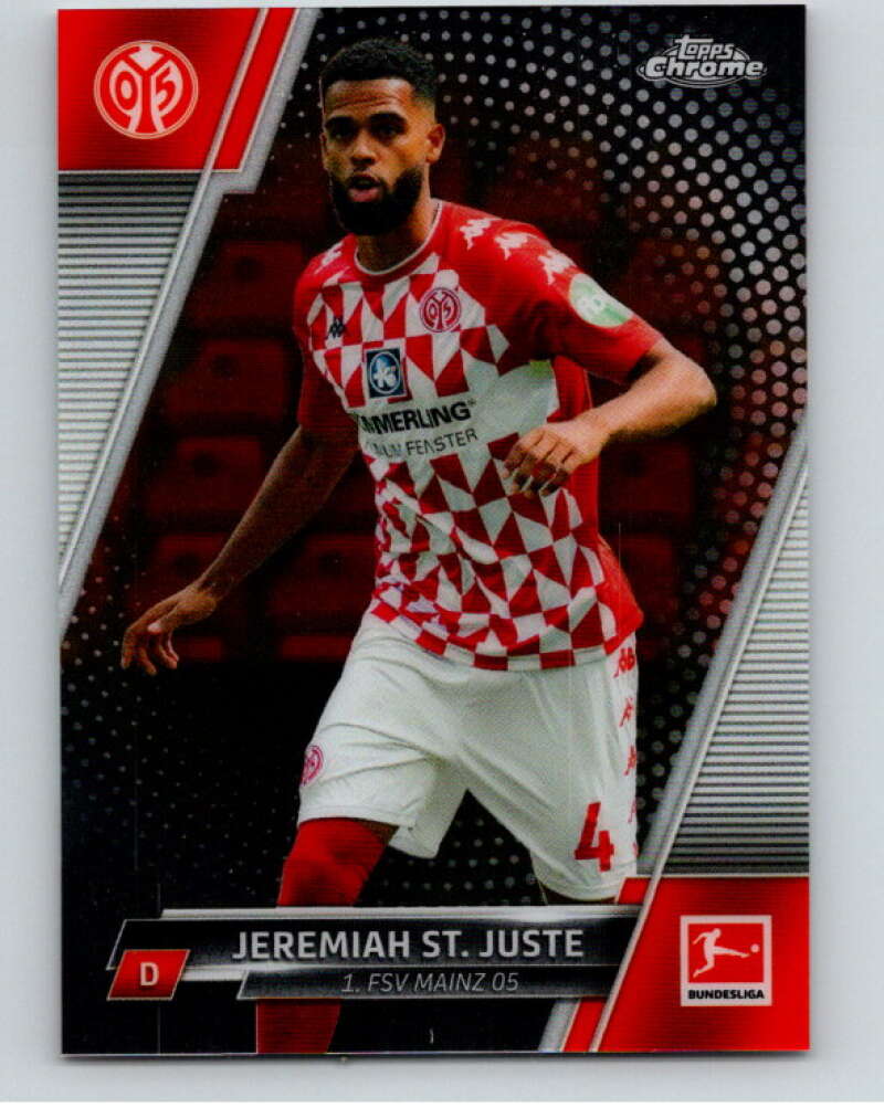 2021-22 Topps Chrome Bundesliga #74 Jeremiah St. Juste Mainz V75526 Image 1