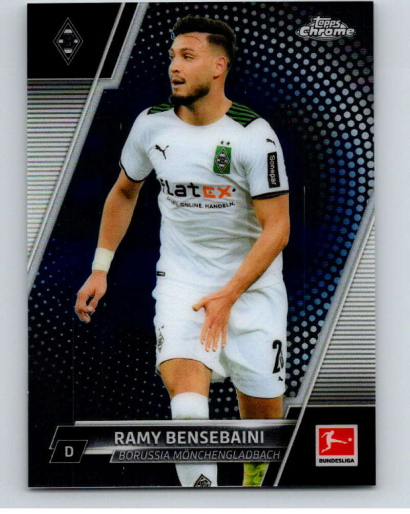 2021-22 Topps Chrome Bundesliga #79 Ramy Bensebaini Borussia V75528 Image 1