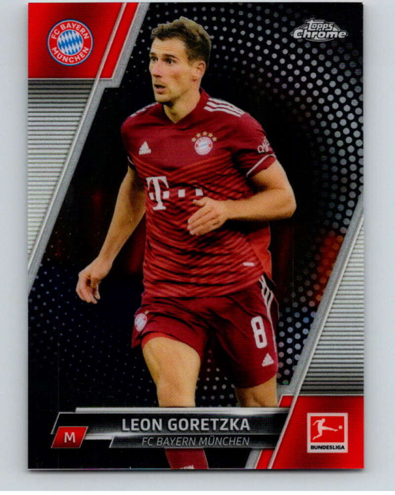 2021-22 Topps Chrome Bundesliga #86 Leon Goretzka Munchen V75532 Image 1