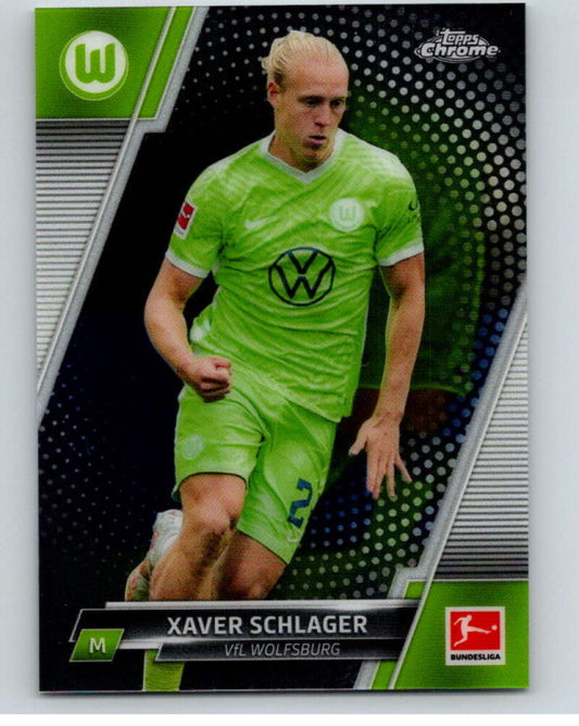 2021-22 Topps Chrome Bundesliga #95 Xaver Schlager Wolfsburg  V75537 Image 1