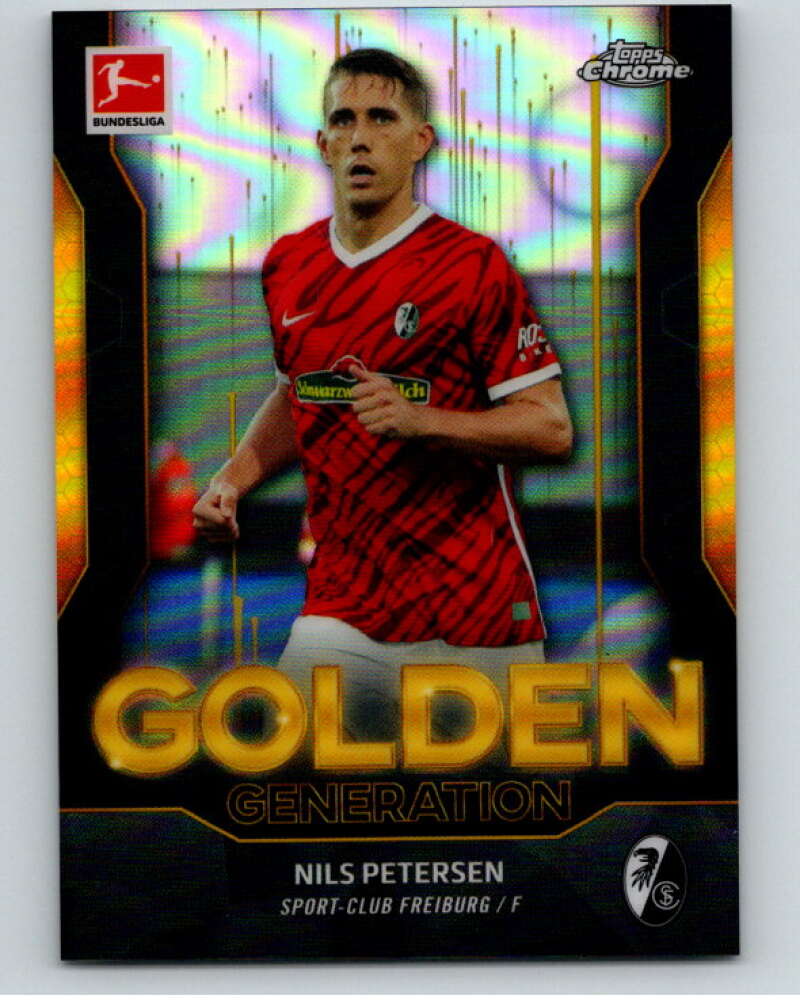 2021-22 Topps Chrome Bundesliga Refractor Magenta #82 Alphonso Davies V75545 Image 1