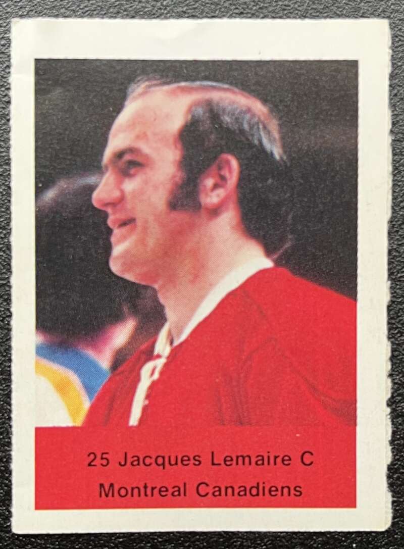 1974-75 Loblaws Hockey Sticker Jacques Lemaire Canadiens  V75551 Image 1